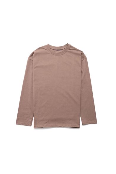 Bath Kahve Uzun Kollu Erkek Tshirt