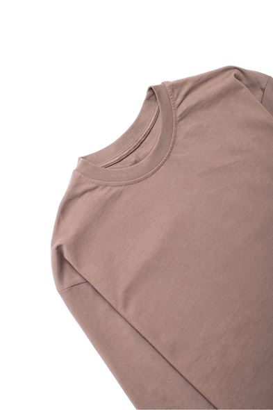 Bath Kahve Uzun Kollu Tshirt