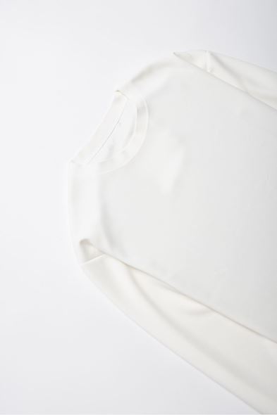 Lozan Beyaz Uzun Kollu Tshirt