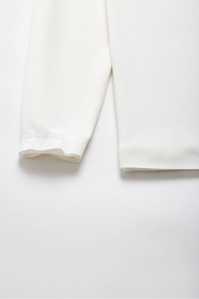 Lozan Beyaz Uzun Kollu Tshirt