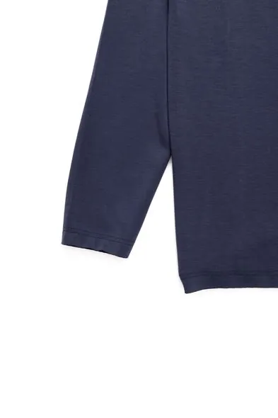 Lozan Lacivert Uzun Kollu Erkek Tshirt