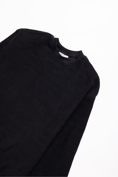 Leduc Siyah Sweatshirt