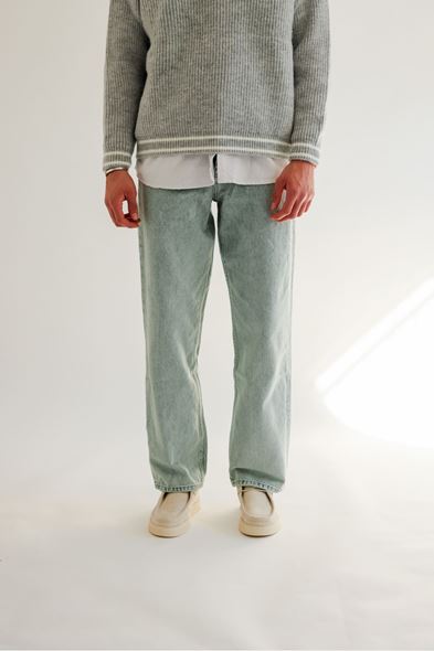 Horten Mavi Baggy Denim Pantolon