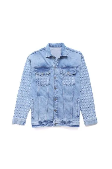 Randers Açık Mavi Denim Erkek Ceket