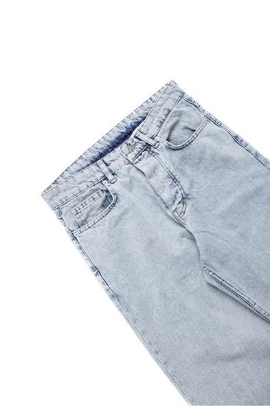 Horten Mavi Baggy Denim Pantolon