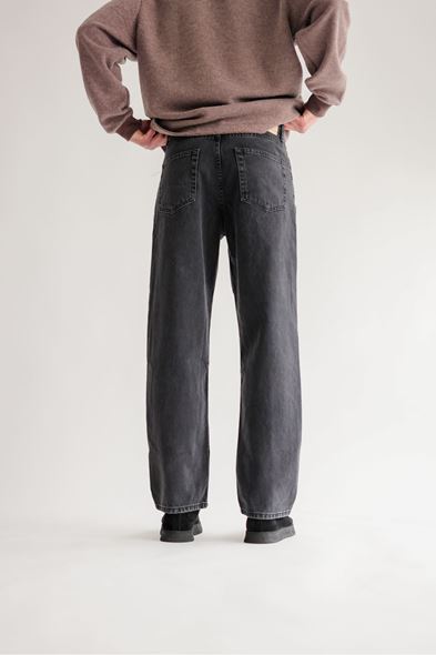 Horten Füme Baggy Denim Pantolon