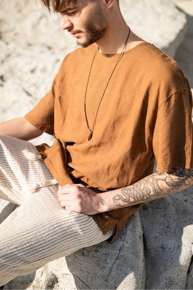 Rio  Acı Kahve Oversize Tshirt  