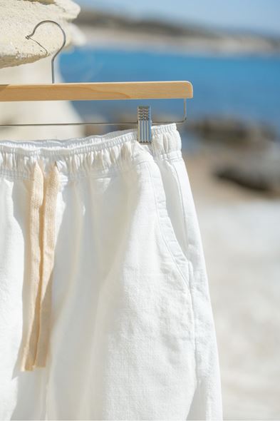 Phaselis Beyaz Şort