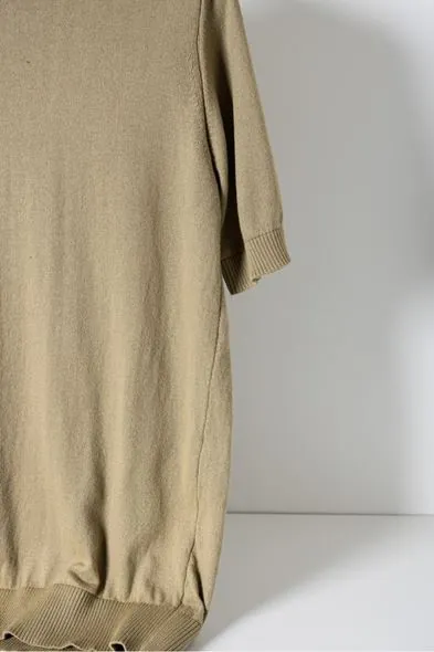 Briss Haki Bisiklet Yaka %100 Pamuk Triko Erkek Tshirt