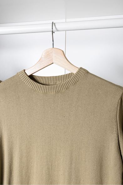 Briss Haki Bisiklet Yaka Triko Tshirt