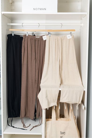 Rodos Bej Keten Pantolon