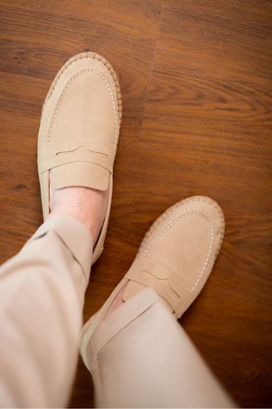 Kovra Bej Loafer Espadril