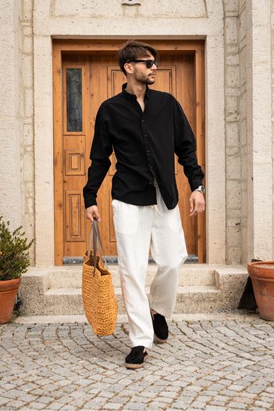 Hellenica Siyah Gömlek