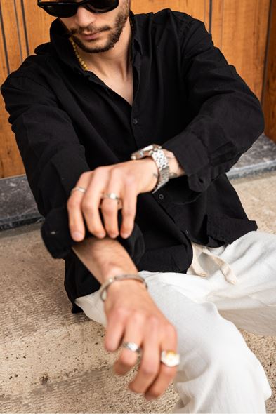 Hellenica Siyah Gömlek