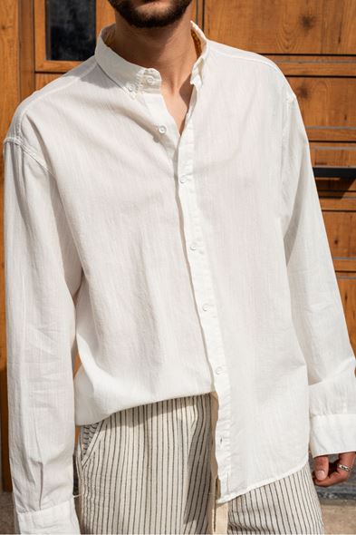 Hellenica Beyaz Gömlek