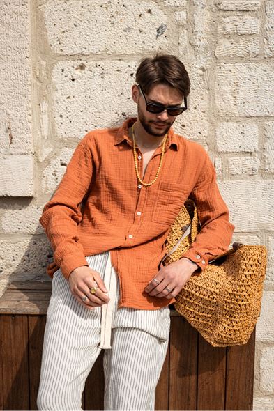 Mikonos Tarçın Gömlek