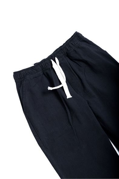 Mores Siyah %100 Pamuk Pantolon