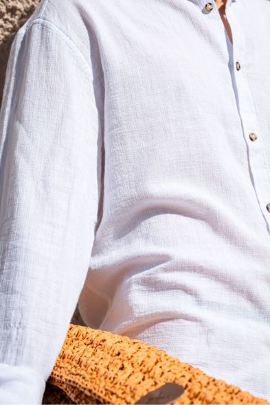 Granada Uzun Kollu Beyaz Gömlek