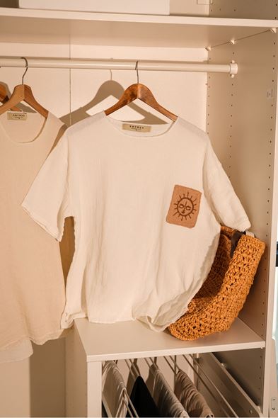 April Beyaz Tshirt