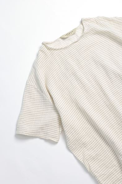 Huston Duble Size Haki Çizgili T-shirt  