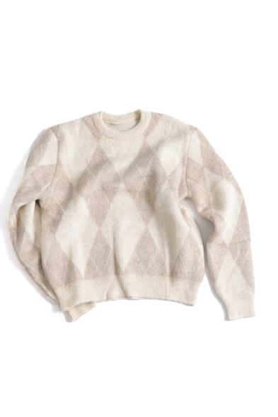 Berg Bej Argyle Kazak