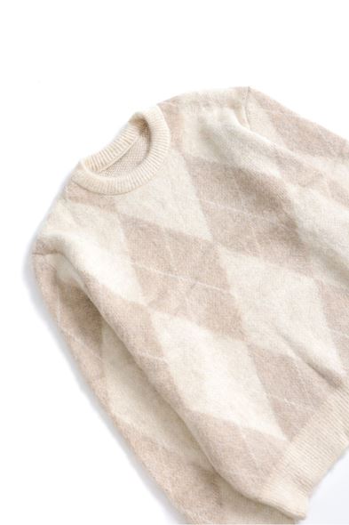 Berg Bej Argyle Kazak