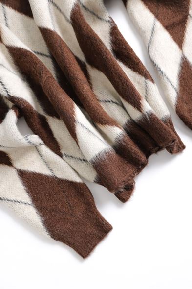 Berg Kahve Argyle Kazak