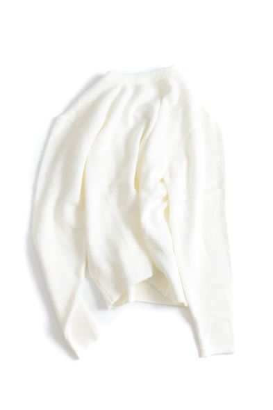 Zerm Beyaz Kaşe Sweat