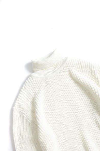 Rovani Beyaz Boğazlı Kazak