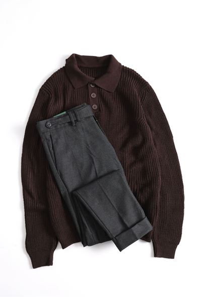 Carven Polo Yaka Kahve Kombin