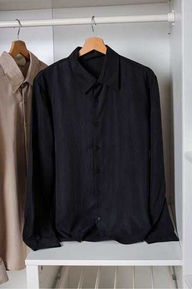 Tolden Siyah Gömlek