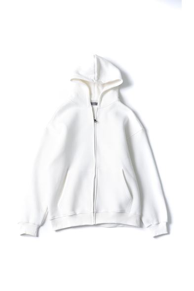 Finvar Beyaz Kapüşonlu Sweat