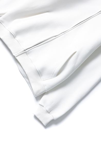 Finvar Beyaz Kapüşonlu Sweat