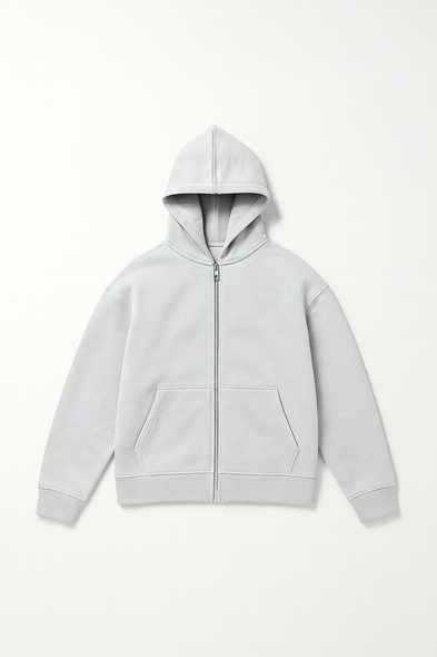 Finvar Gri Kapüşonlu Sweat