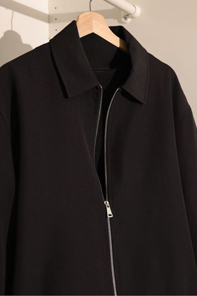 Greyhart Siyah Fermuarlı Ceket