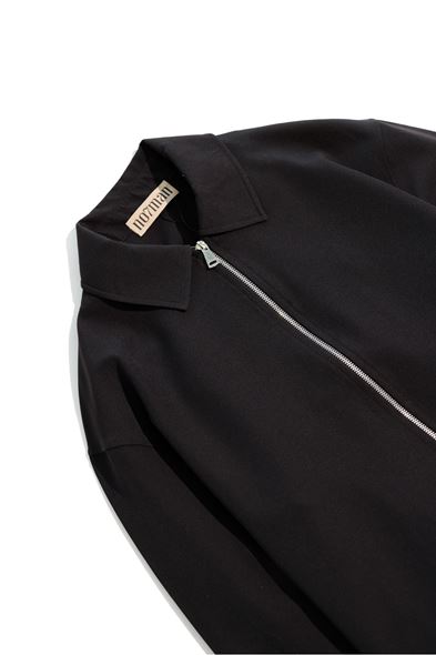 Greyhart Siyah Fermuarlı Ceket