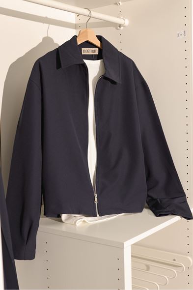 Greyhart Lacivert Fermuarlı Ceket