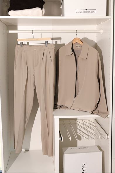 Greyhart Bej Fermuarlı Ceket