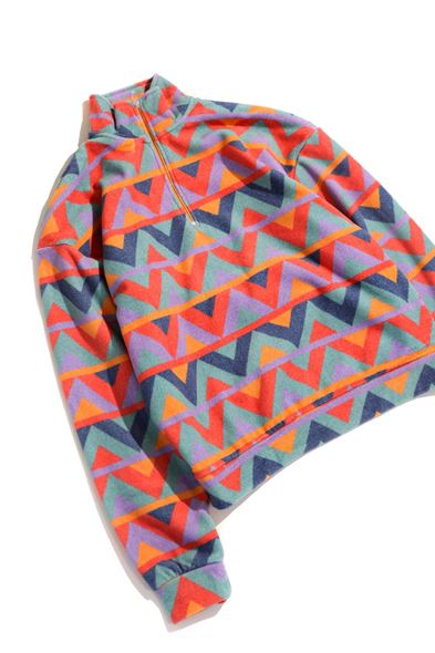 Oaken Kiremit Etnik Desenli Polar Sweat