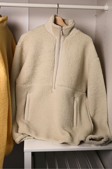 Northen Bej Pelüş Sweat