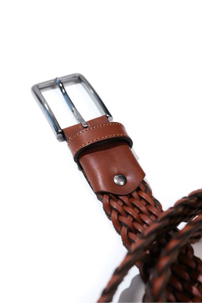 Tavren Kahverengi Deri Kemer