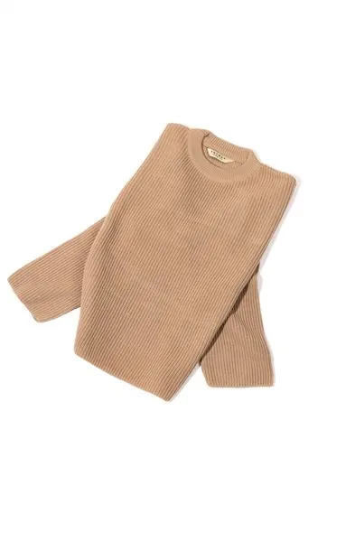 Velric Bej Duble Loose Erkek Kazak