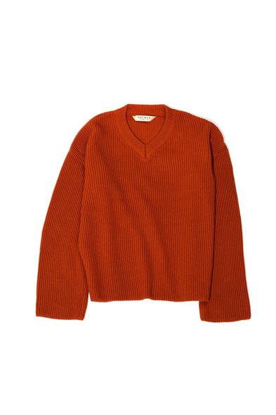 Evolan Kiremit V Yaka Duble Loose Kazak