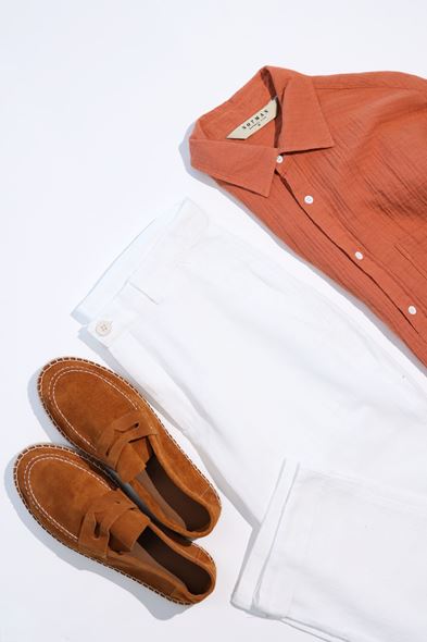 Maren Kiremit Beyaz Kombin