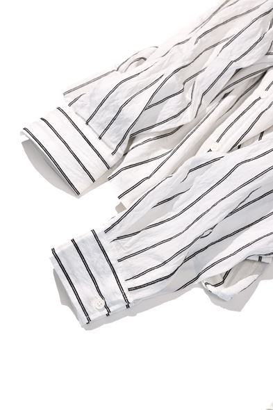 Tyre Çizgili Beyaz Gömlek