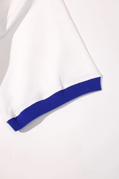 Axis Beyaz Mavi Oversize %100 Pamuk Erkek Tshirt