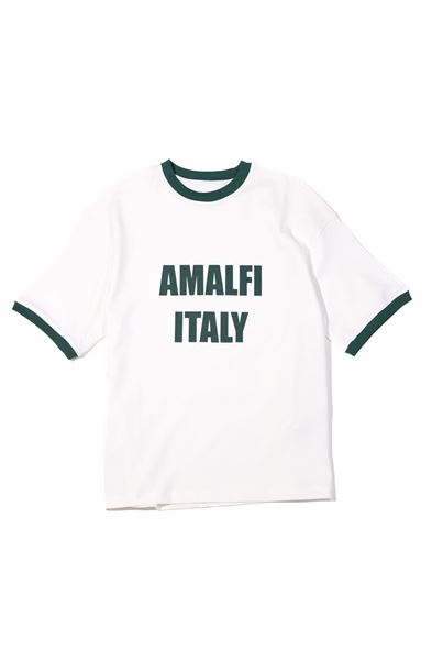 Axis Beyaz Yeşil Oversiz Tshirt