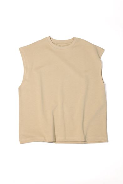 Raen Haki Oversize Kolsuz %100 Pamuk Tshirt