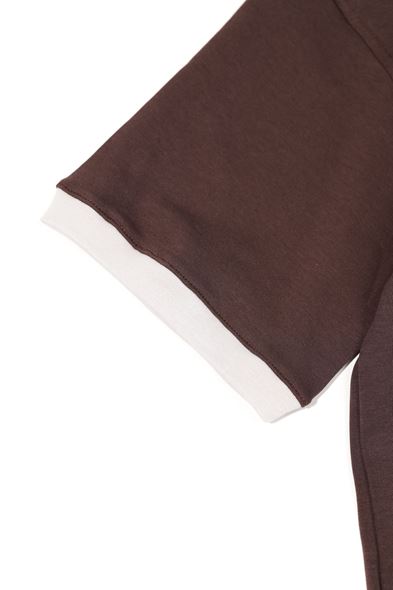 Axis Kahve Oversize %100 Pamuk Tshirt
