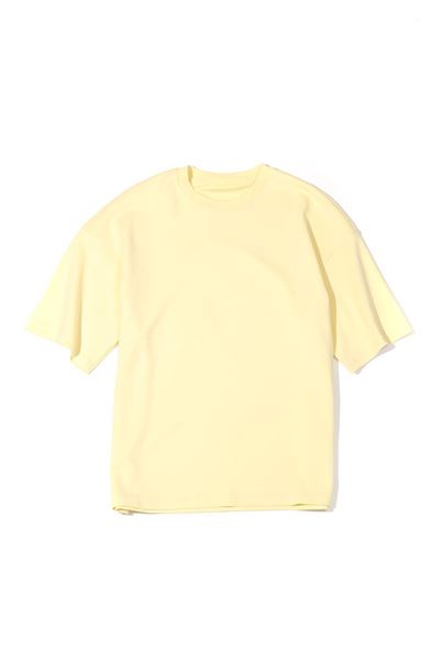 Argos Sarı Oversize %100 Pamuk Tshirt